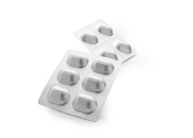 Blister desecante para capsulas